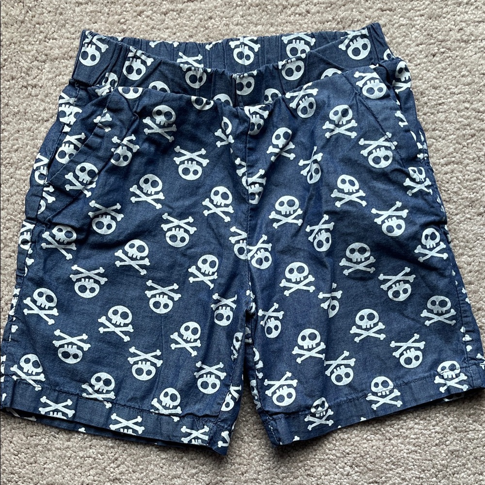 Disney Blue Skull & Crossbones Shorts